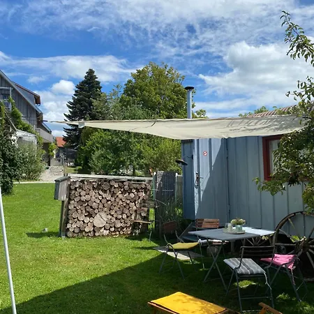 Bei Uns Im Allgaeu - Gaestewagen Hoimelig Mit Warmwasser-aussendusche Bad Wurzach